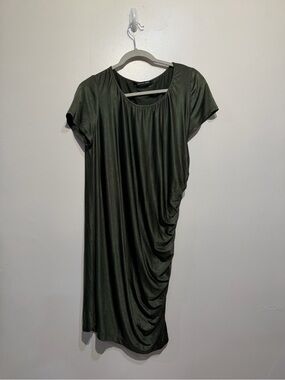 Andrew Marc side ruched dress